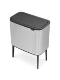 Brabantia Bo Touch Bin, 11L & 23L, Matt Steel