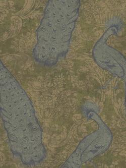 Cole & Son Byron Wallpaper, Teal And Gold 94/7037