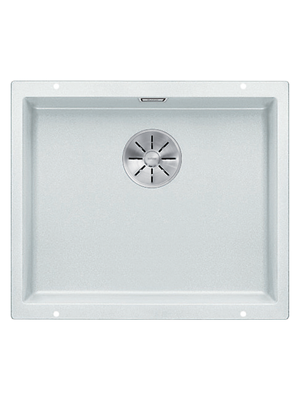 BLANCO Subline 500-U Single Bowl Undermounted Composite Granite Kitchen Sink, White