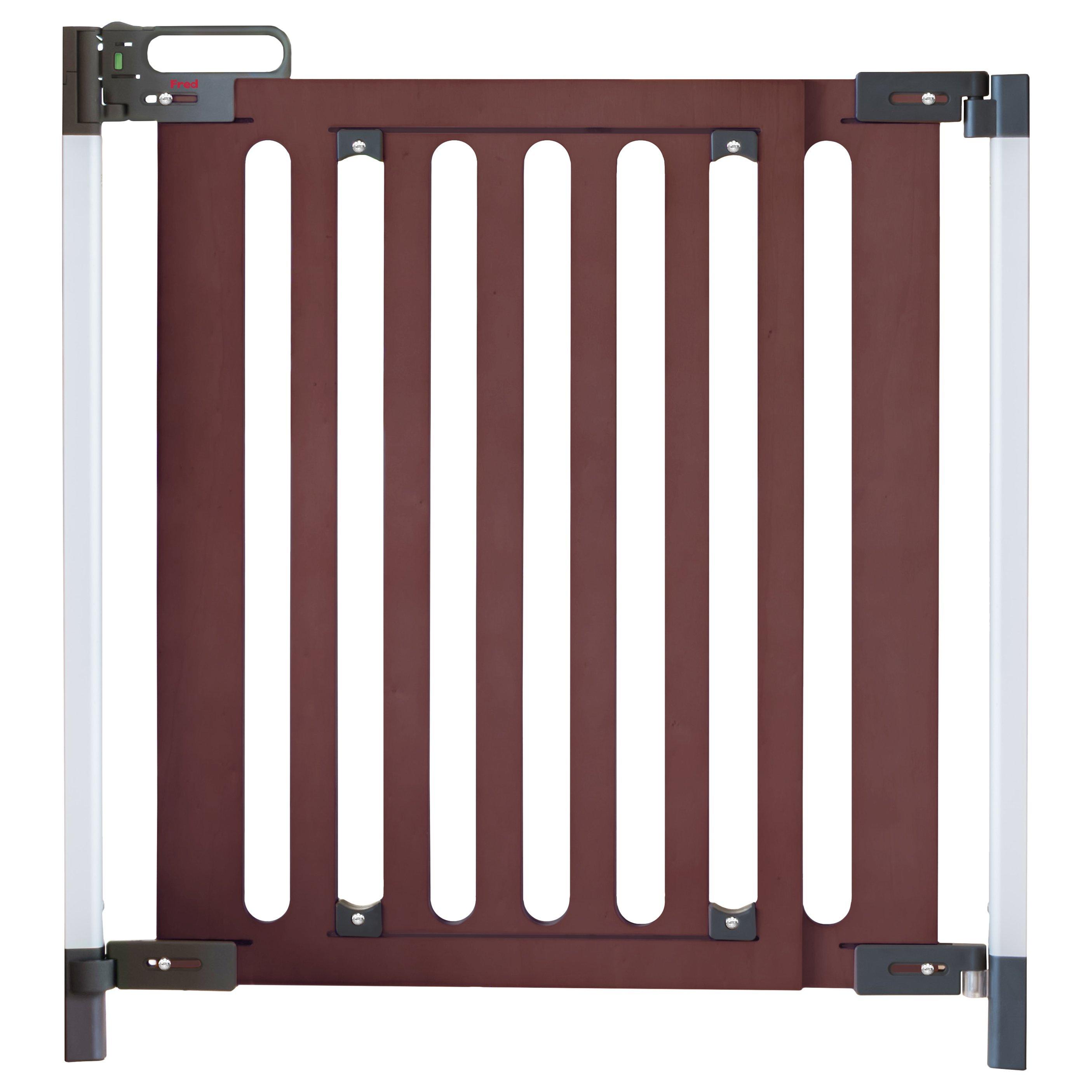 Fred Screw Fit Dark Wood Safety Gate