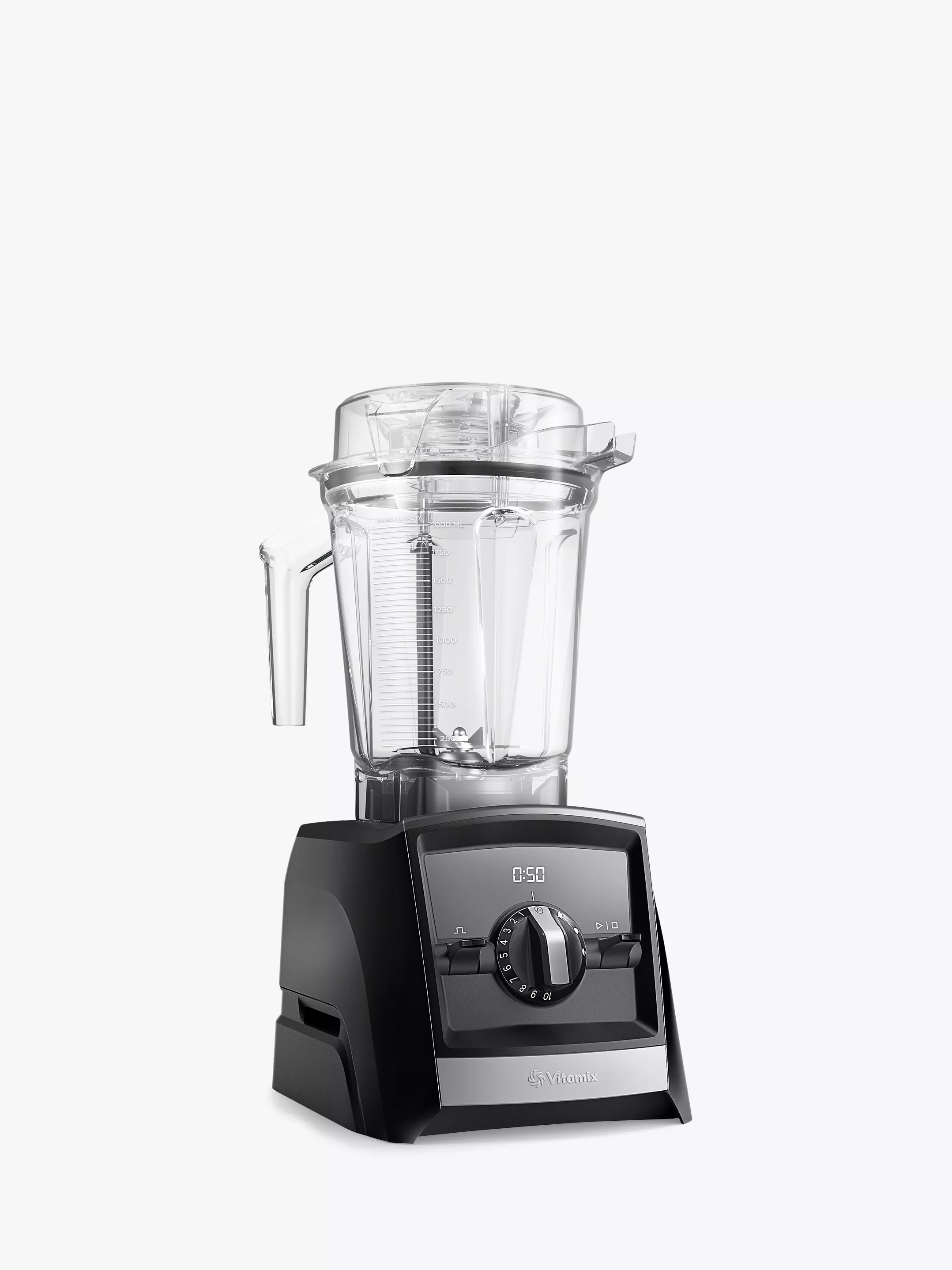 Vitamix A2500i - Blender Professionnel Série ASCENT, 2.2 CV, 2 Litres, 3 Programmes Automatiques, Sans BPA - Gris Foncé