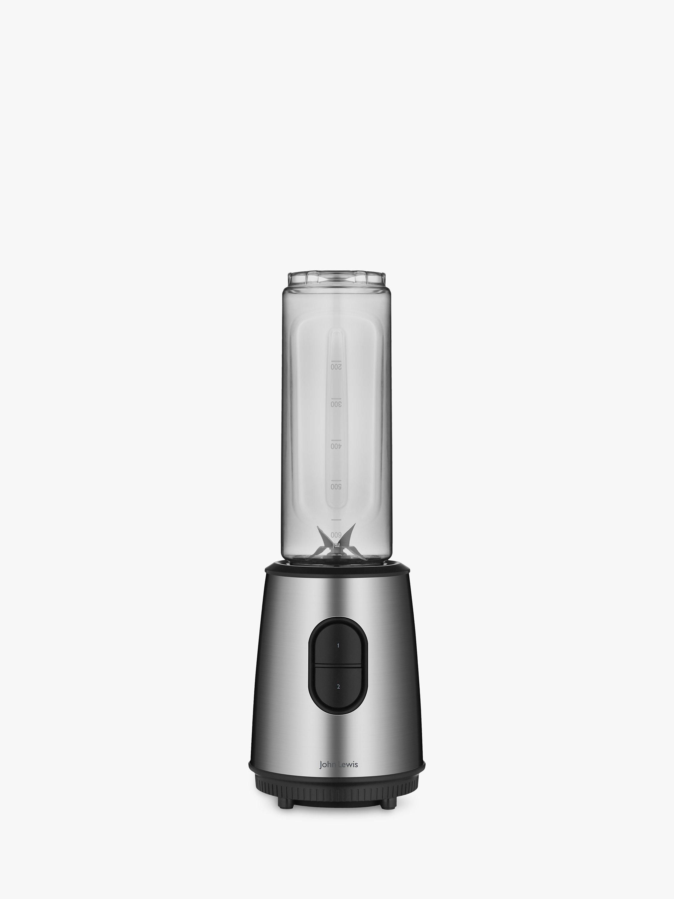 John Lewis & Partners On The Go Blender, Black/Stainless Steel
