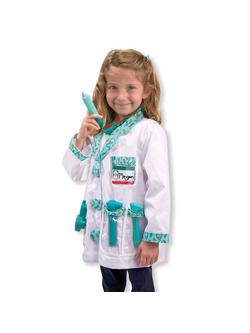 Melissa & Doug Doctor Children's Costume, 3-6 years, 