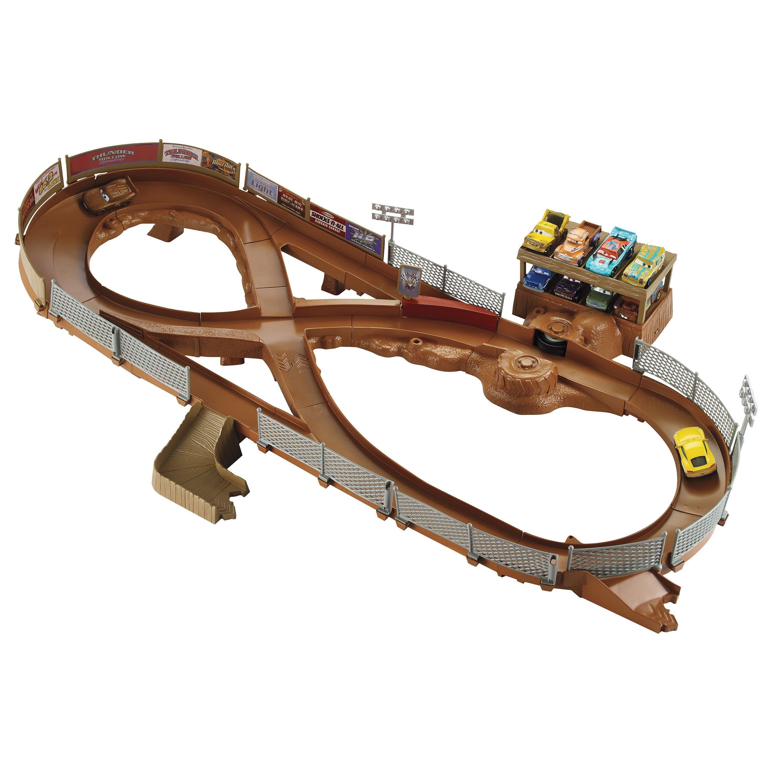 Disney pixar cars 3 thunder hollow challenge playset online