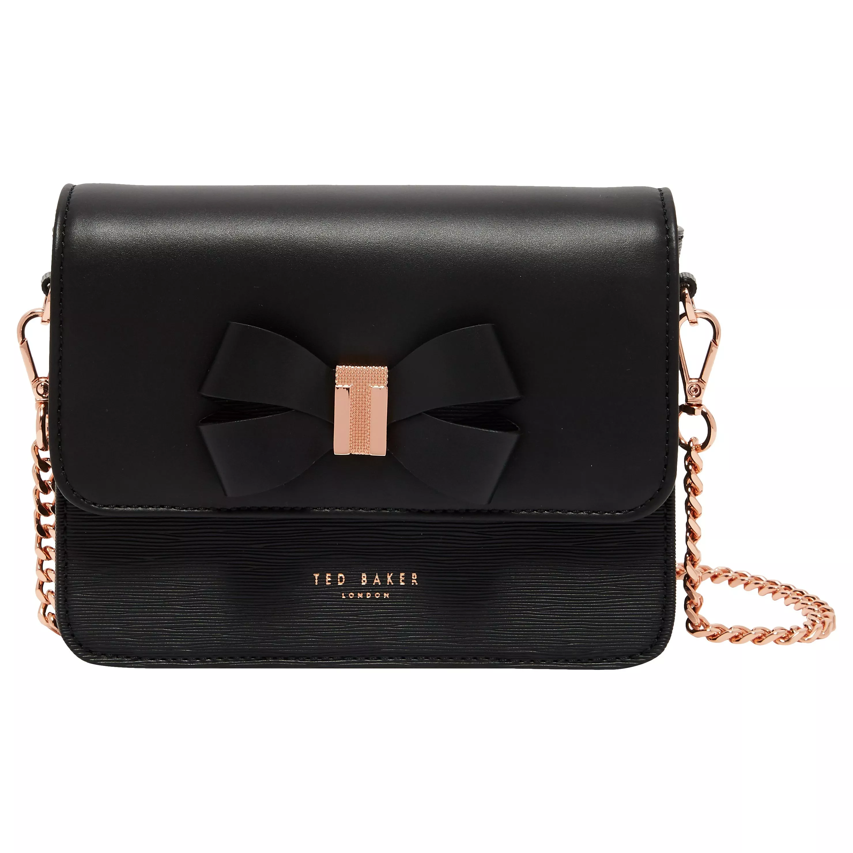 Delila bow detail leather cross body bag store