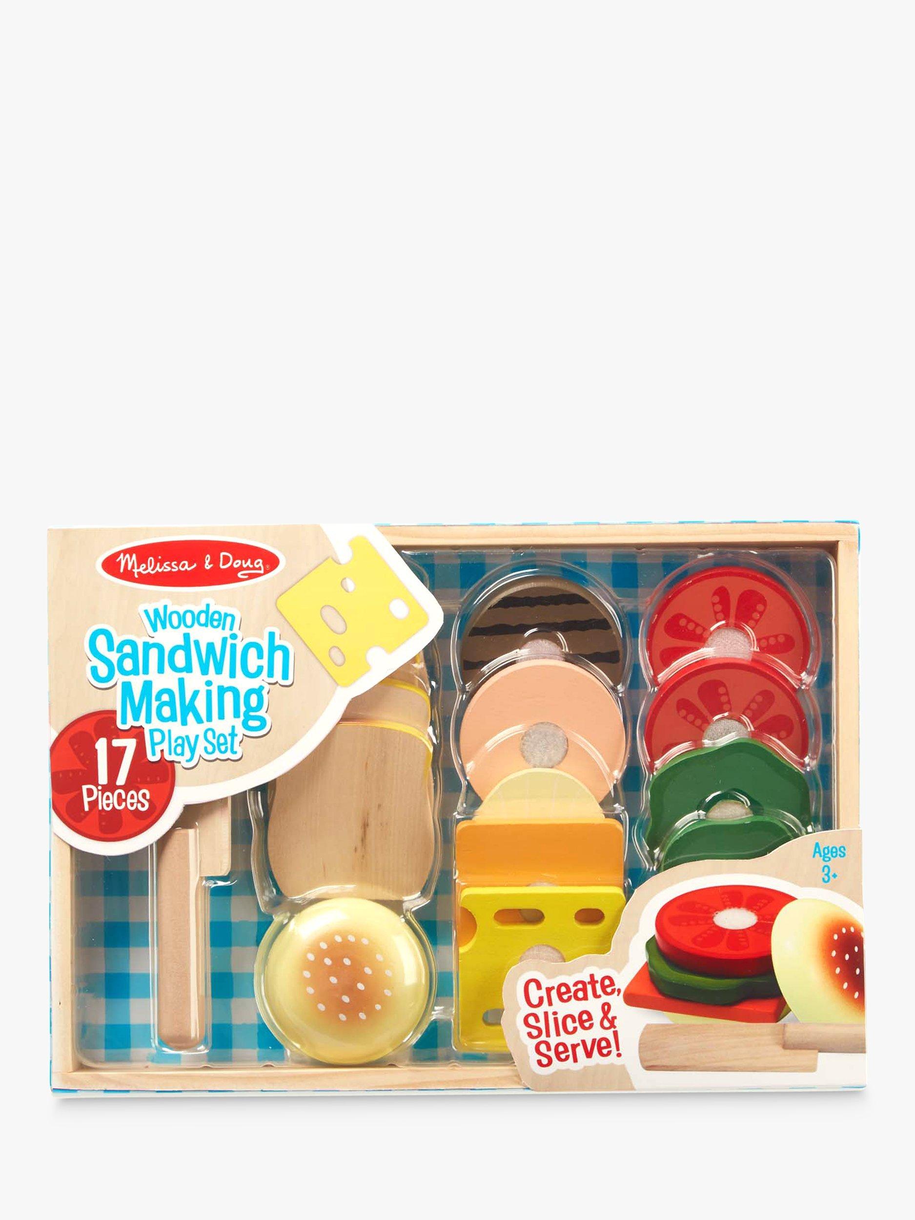 Melissa Doug Wooden Sandwich Set