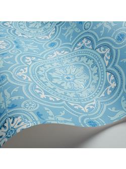 Cole & Son Piccadilly Wallpaper - view 2, Pale Blue 94/8042