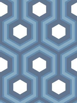 Cole & Son Hicks' Grand Wallpaper, Blue 95/6035