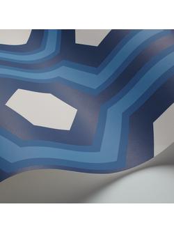 Cole & Son Hicks' Grand Wallpaper - view 2, Blue 95/6035