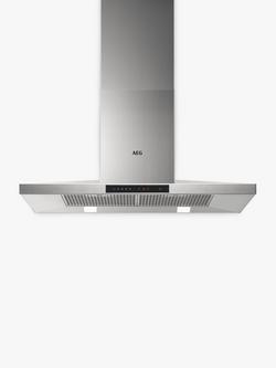 AEG DKB5960HM Chimney Cooker Hood, Stainless Steel, Stainless Steel Matt