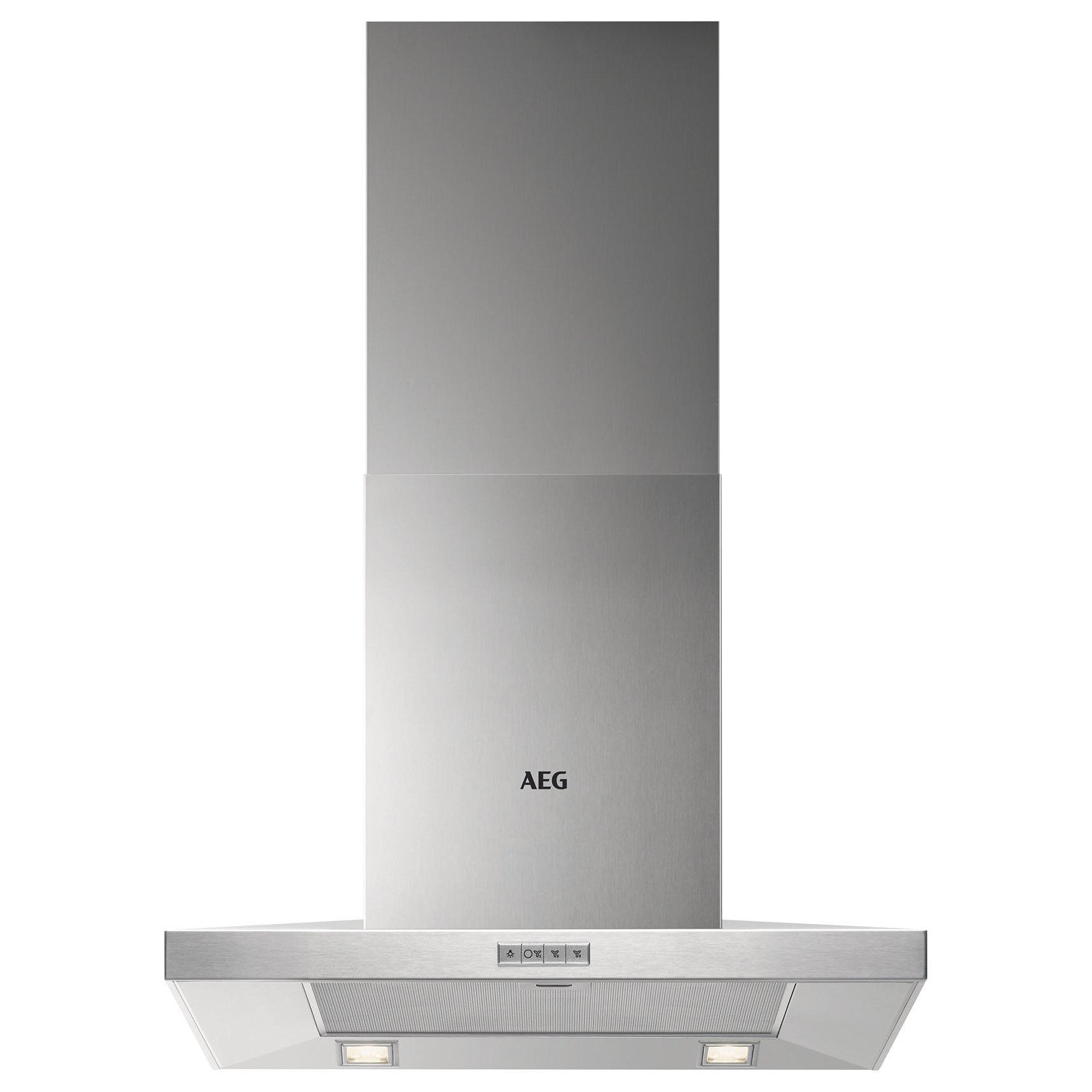 AEG DKB3650M Chimney Cooker Hood, Stainless Steel