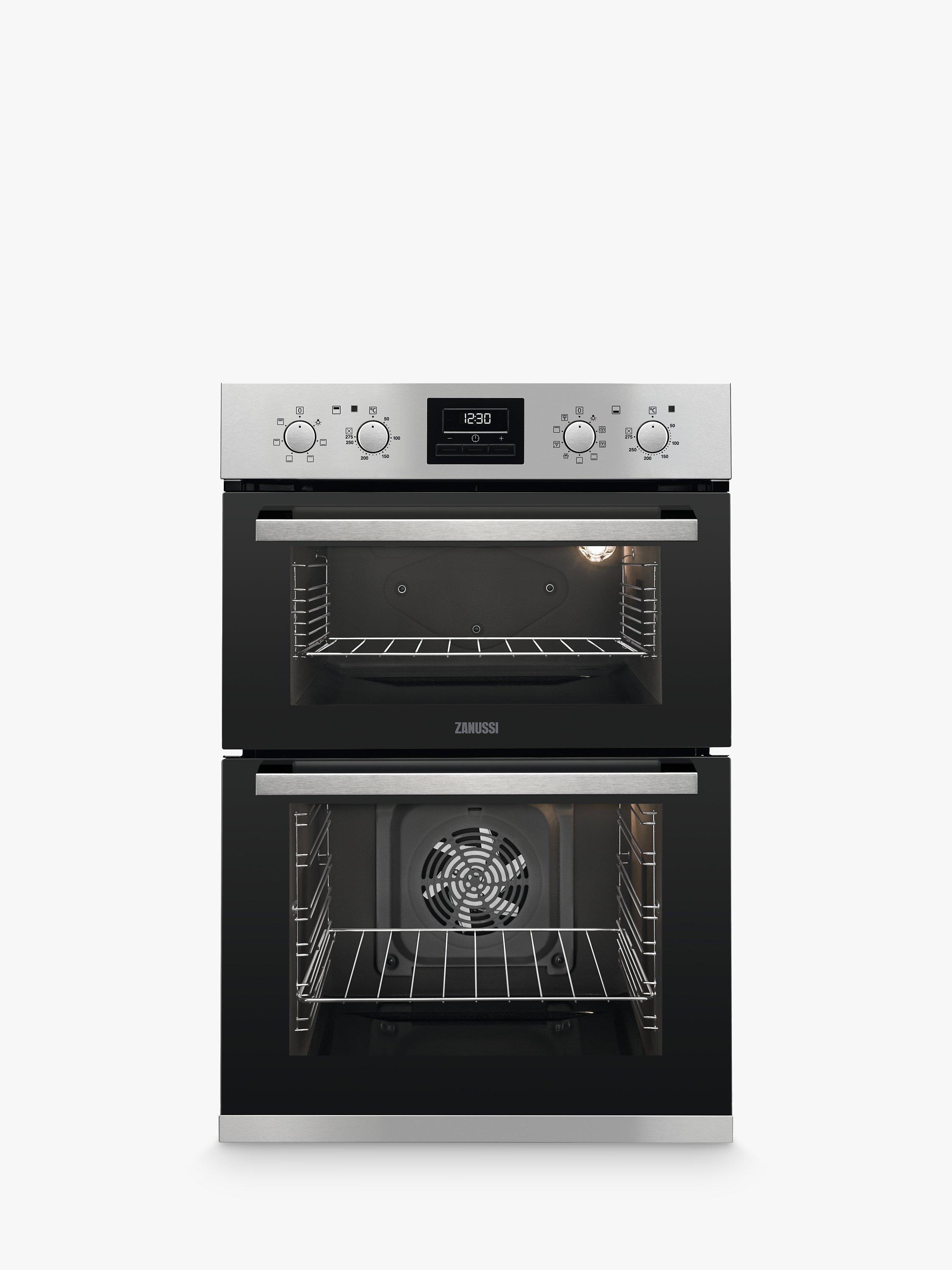 Zanussi ZOD35802XK Built-in Double Oven, Stainless Steel