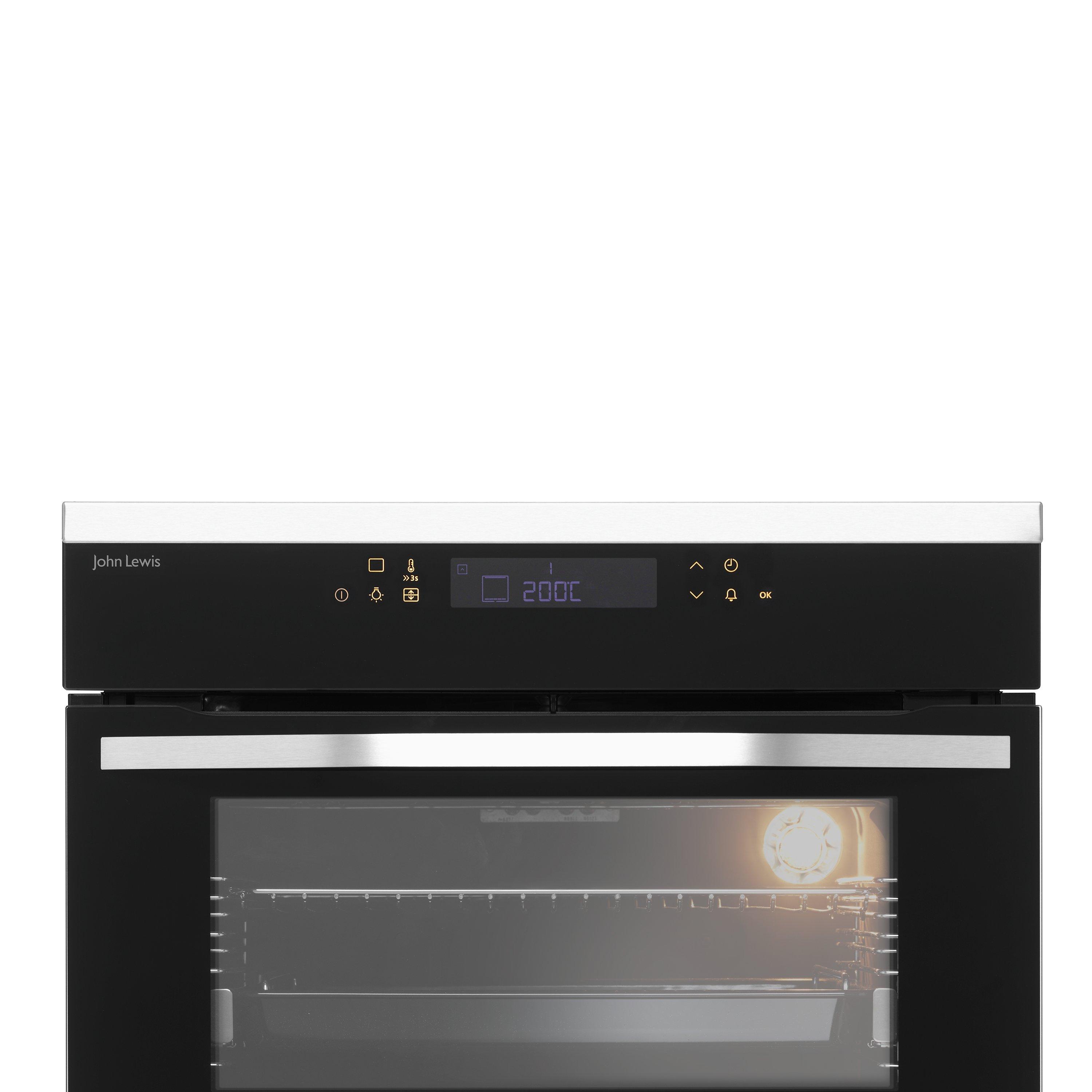John Lewis Partners JLBIDO931X Built In Double Electric Oven Stainless Steel