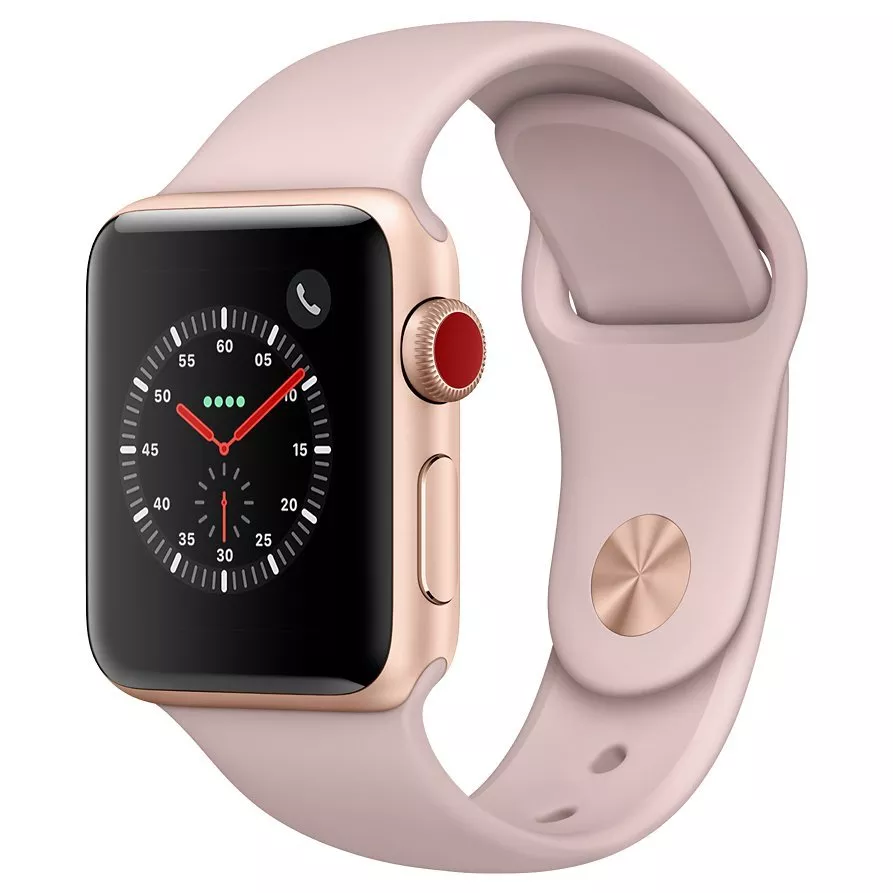 Pink gold apple watch series 3 on sale