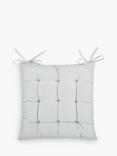 John Lewis Plain Seat Pad, Mineral