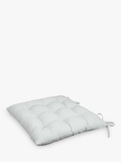 John Lewis Plain Seat Pad - view 2, Mineral