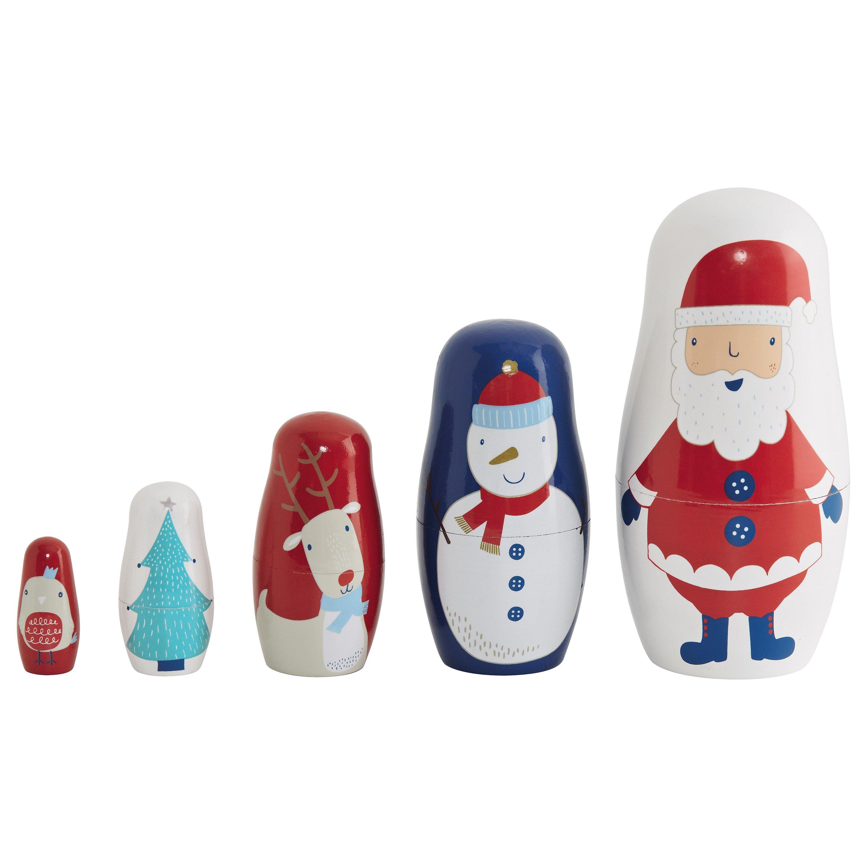 Great Little Trading Co Christmas Russian Dolls