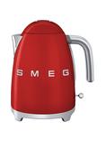 Smeg KLF03 Electric Kettle, 1.7L, Red