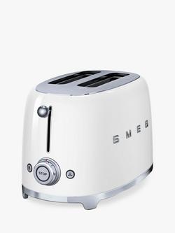 Smeg TSF01 2-Slice Toaster - view 2, White