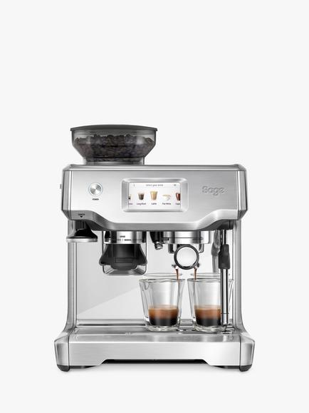 Sage Barista Touch Bean to Cup Coffee Machine, Brushed Stainless Steel, Brushed Stainless Steel