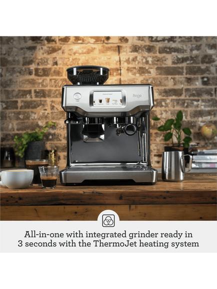 Sage Barista Touch Bean to Cup Coffee Machine, Brushed Stainless Steel - view 2, Brushed Stainless Steel