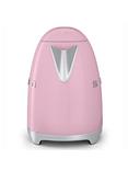 Smeg KLF03 Electric Kettle, 1.7L, Pink