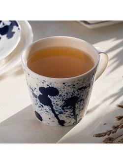 Royal Doulton Pacific Splash Porcelain Dinnerware Set, 16 Piece, Blue - view 2, Blue