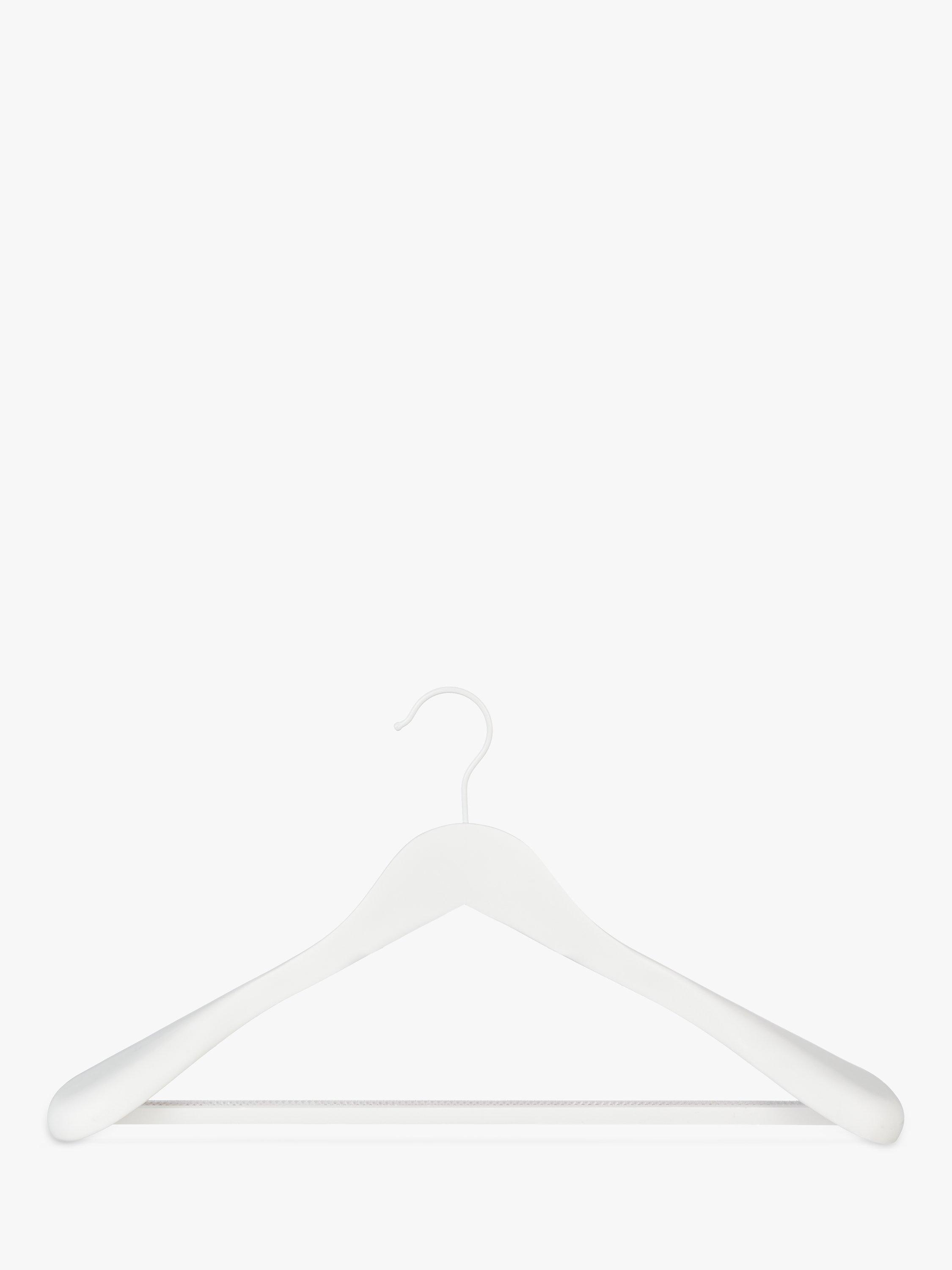 John Lewis & Partners Bulbous Hanger, FSC-Certified Wood, White