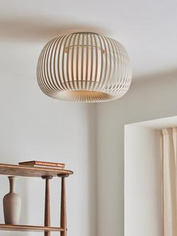 John Lewis Harmony Ribbon Semi Flush Ceiling Light - view 2, Natural
