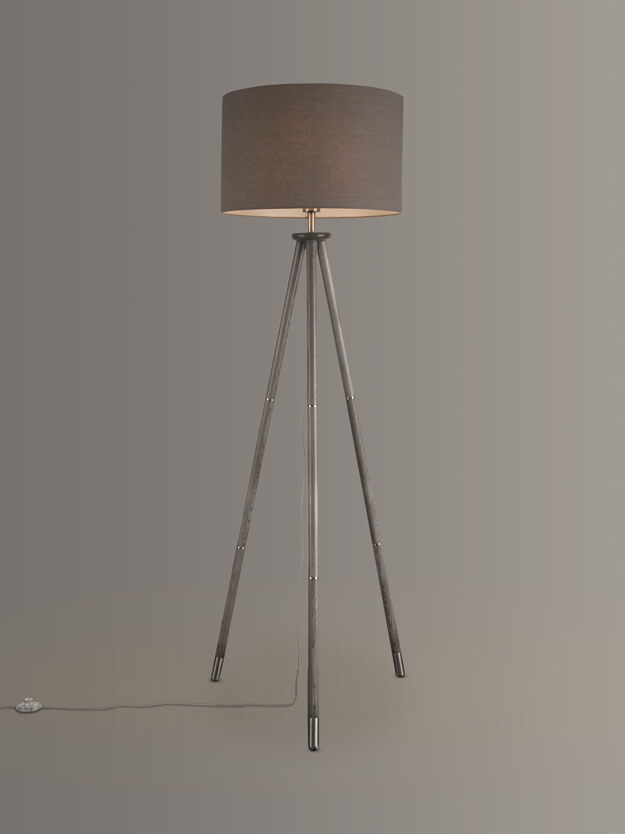 John Lewis & Partners Bruce Tripod Floor Lamp, FSC-Certified (Ash)