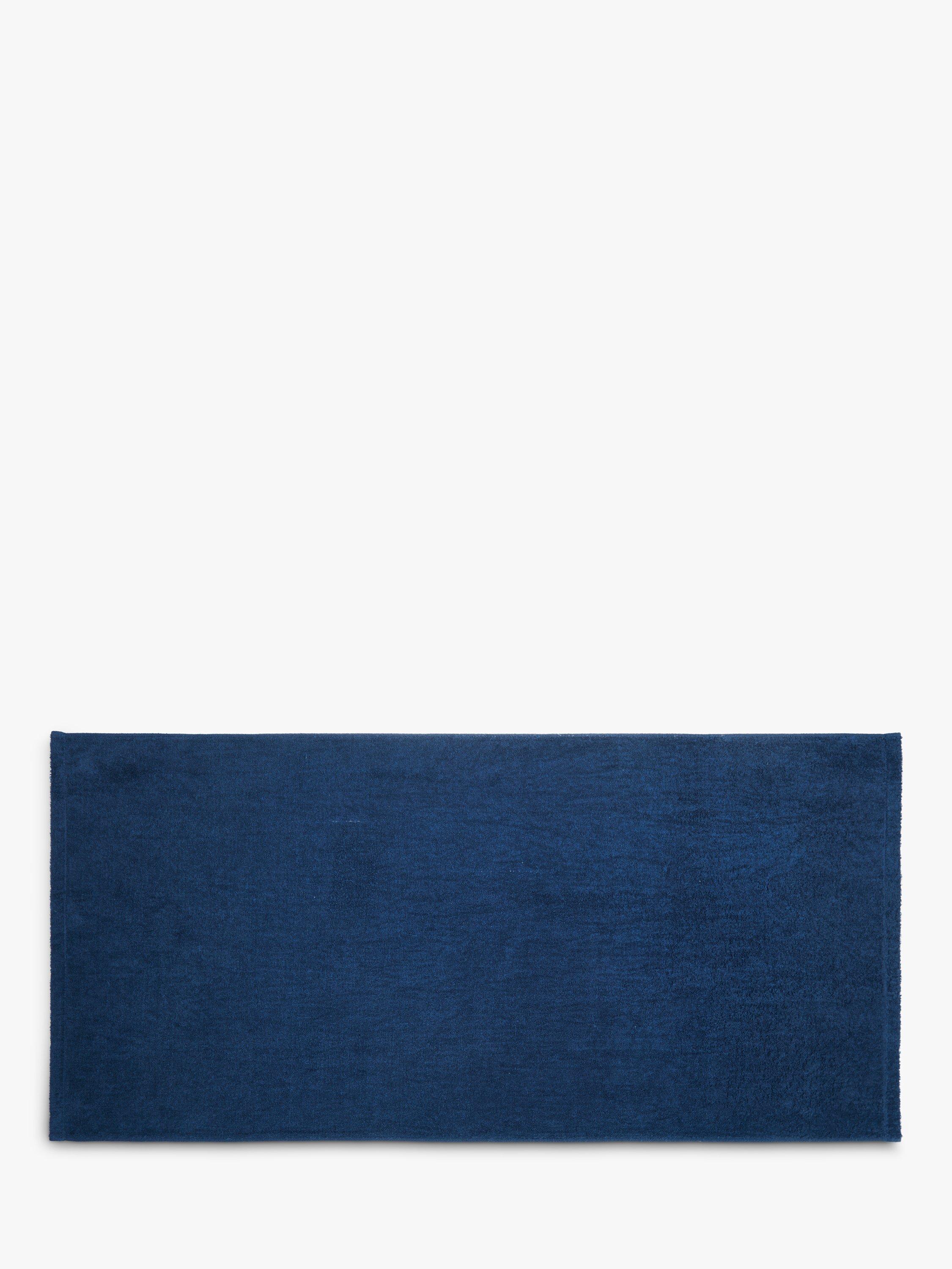 John Lewis & Partners Gym/Hair Stretch Towel, Navy