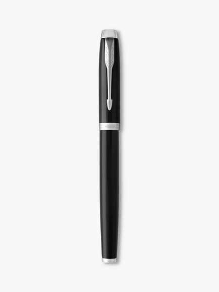 PARKER Im Core Black Chrome Trim Rollerball Pen - view 2, Black