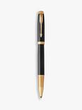 PARKER IM Premium Chiselled Rollerball Pen, Black