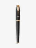 PARKER IM Premium Chiselled Rollerball Pen, Black