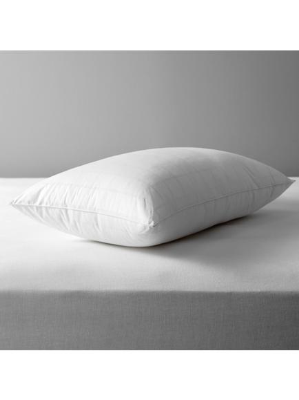 John Lewis Synthetic Clusterfibre Standard Pillow, Firm - view 2, White