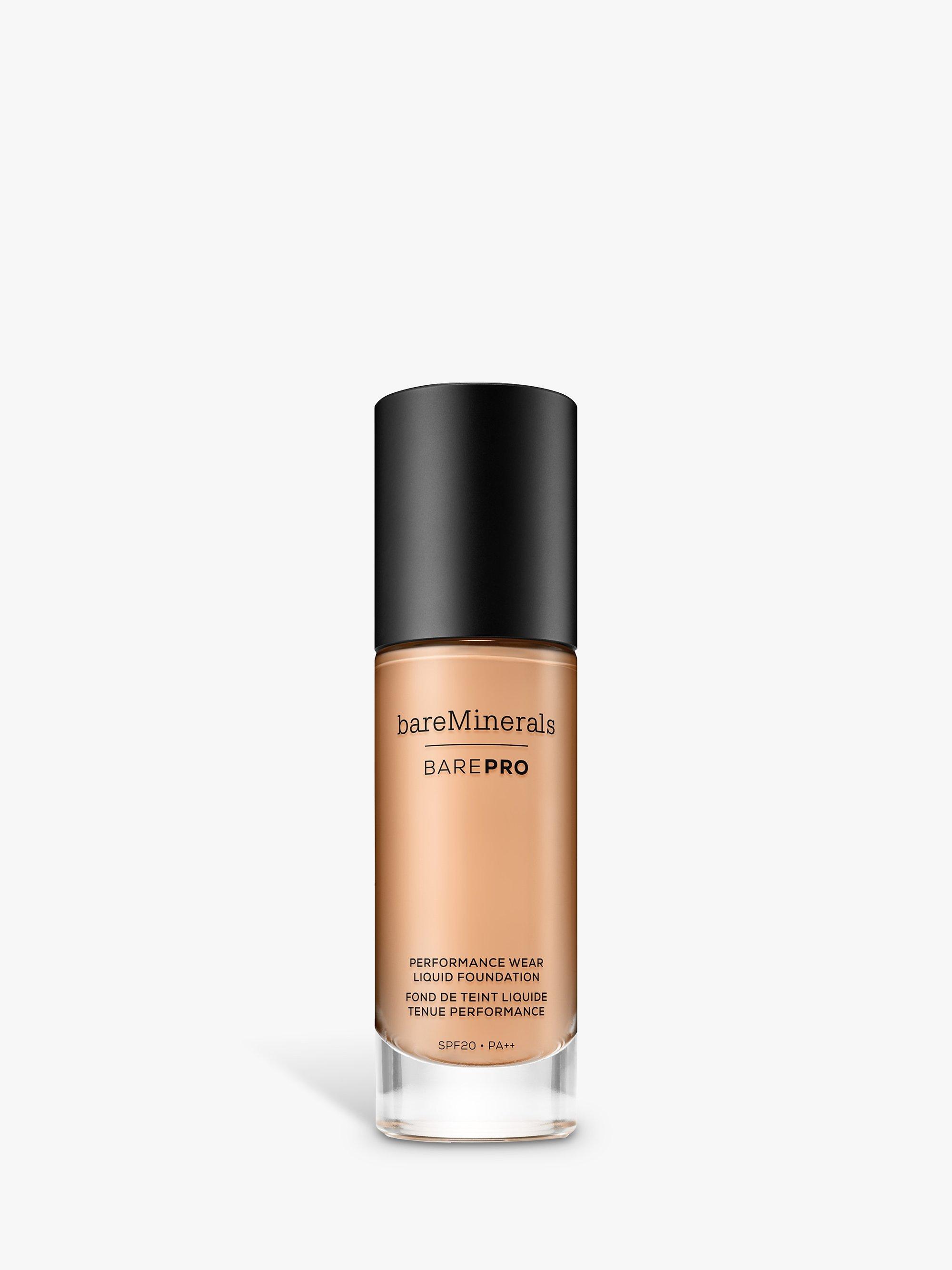 Product image 1 of 4, which shows bareMinerals BAREPRO™ Performance Wear Liquid Foundation SPF 20, 16 Sandstone