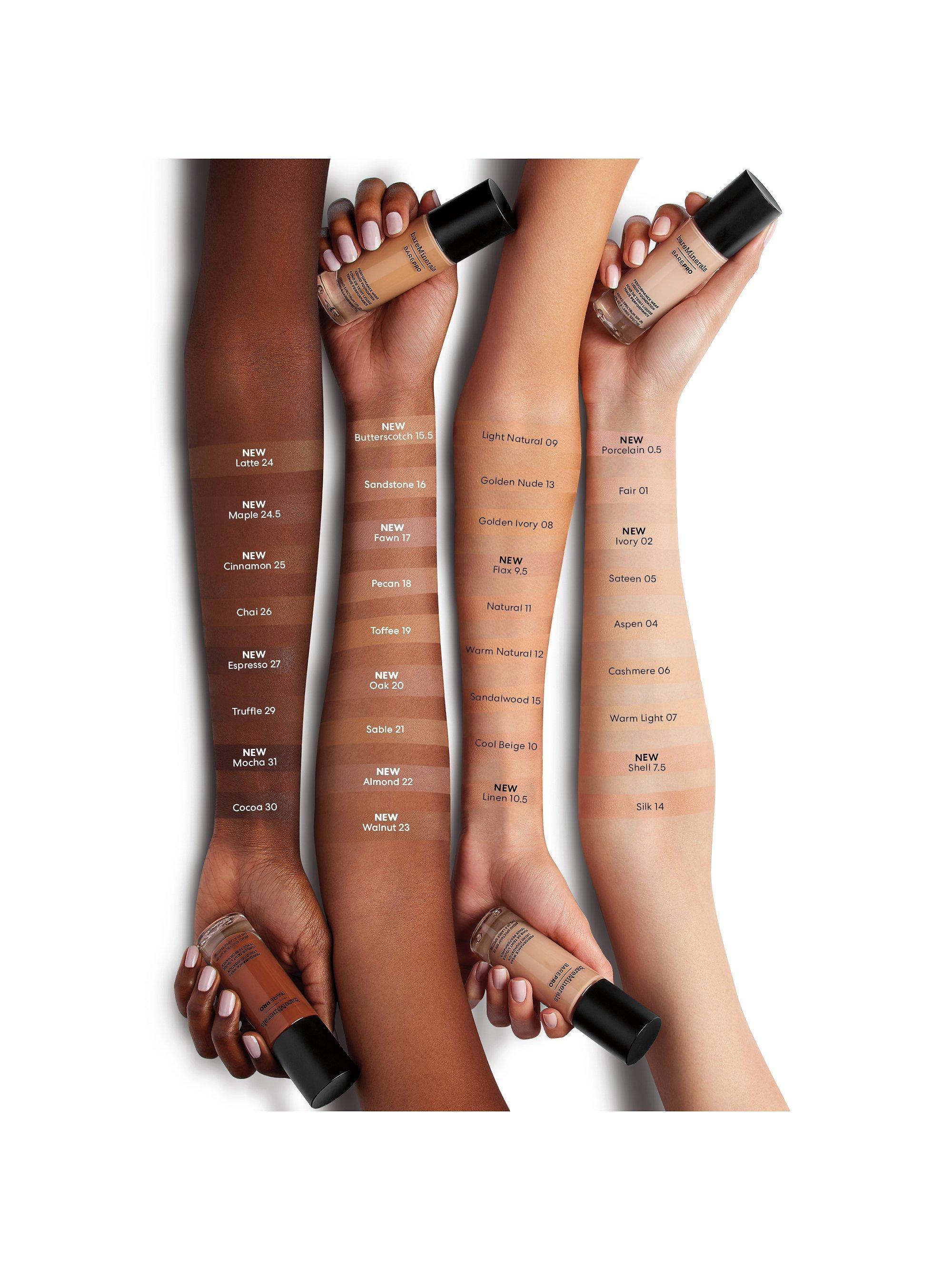 Product image 4 of 4, which shows bareMinerals BAREPRO™ Performance Wear Liquid Foundation SPF 20, 16 Sandstone
