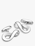 Georg Jensen Infinity Cufflinks, Silver