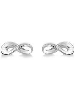 Georg Jensen Infinity Cufflinks, Silver - view 2, Silver