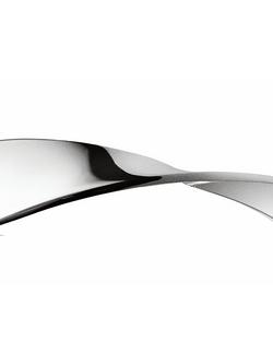 Georg Jensen Möbius Bangle, M/L, Silver - view 2, Silver