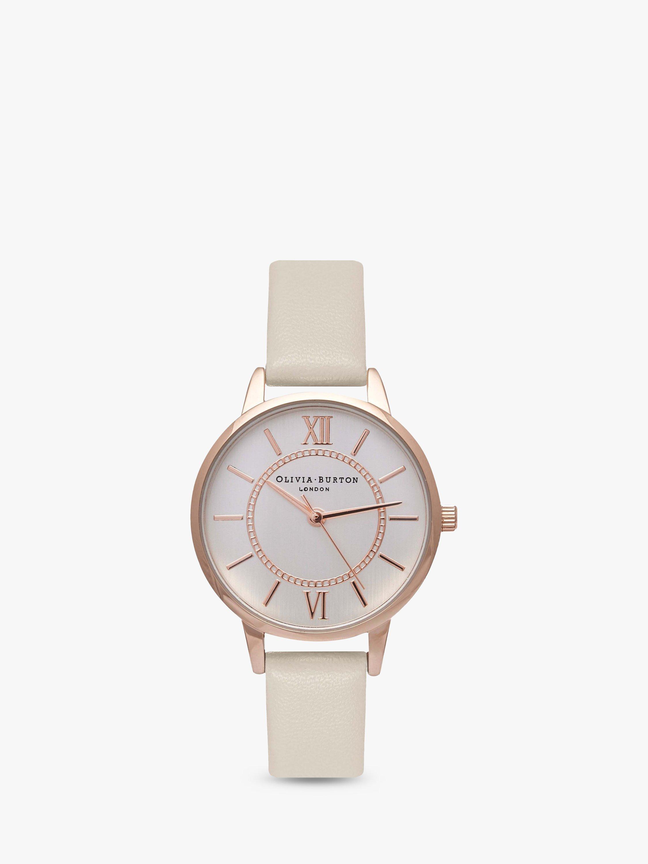 Olivia Burton Women's Wonderland Leather Strap Watch