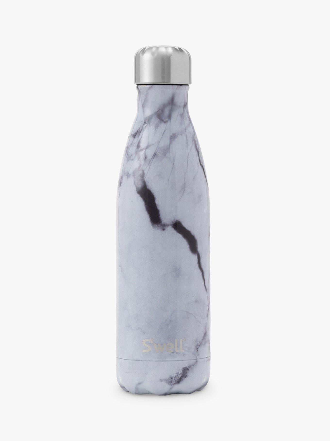 S'well White Marble Vacuum Insulated Drinks Bottle, 500ml