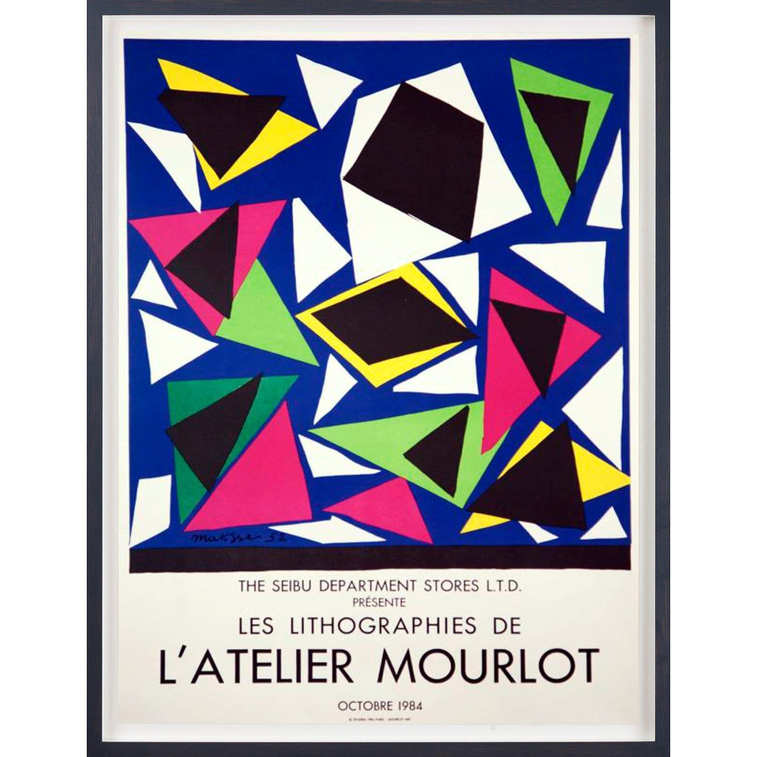 Henri Matisse - Les Lithographies de L'Atelier Mourlot Framed Original Print, 75 x 60cm