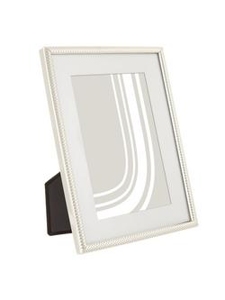 John Lewis Cambridge Photo Frame, Silver Plated - view 2, Silver Plated
