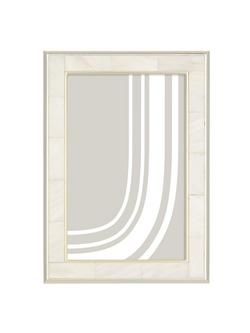 John Lewis Mother Of Pearl Photo Frame, Silver, Silver