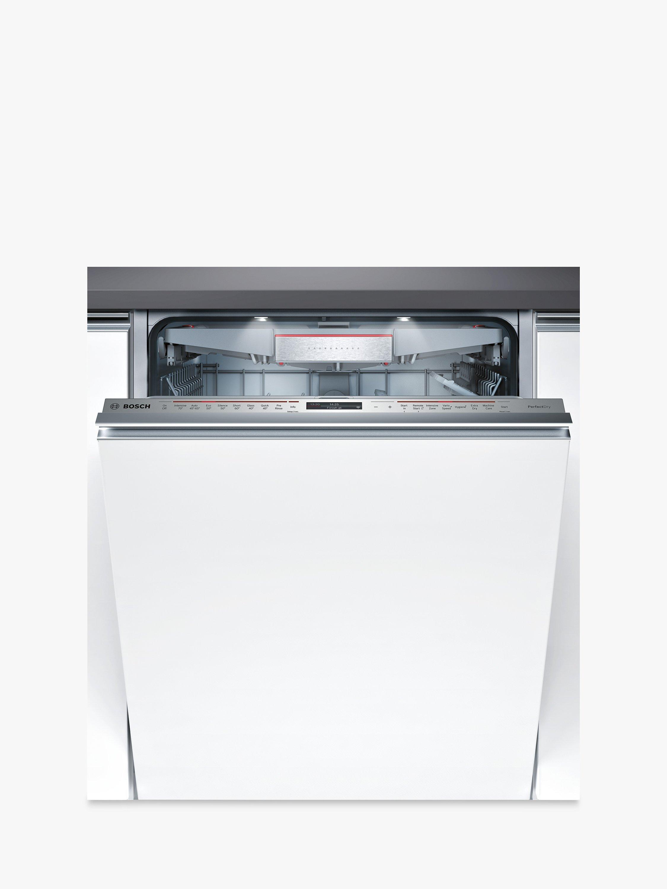 Bosch SMV68TD06G Integrated Dishwasher with Home Connect, Stainless Steel