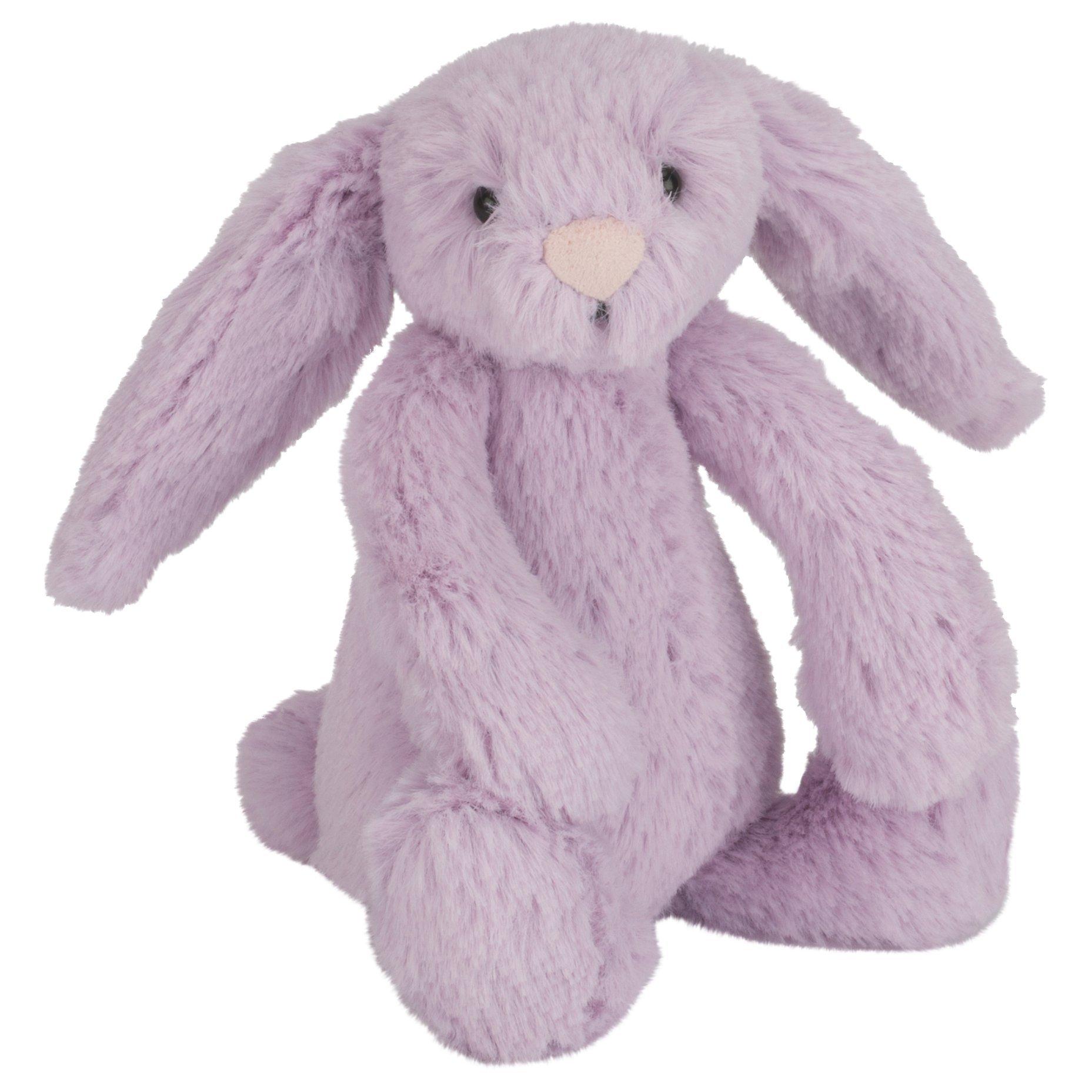 Jellycat Bashful Bunny Soft Toy, Baby, Purple