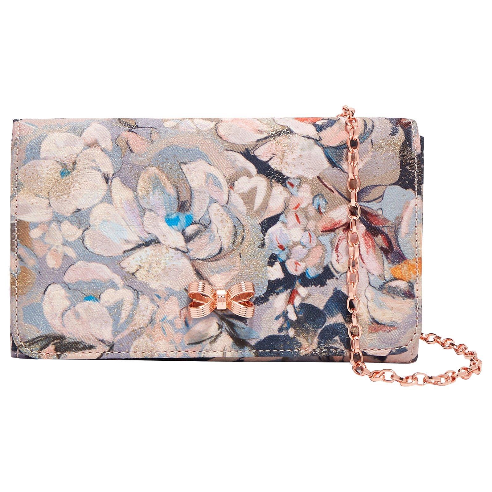 Ted Baker Maarta Jacquard Across Body Bag, Light Grey