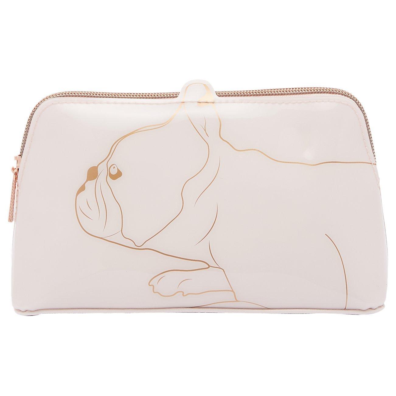 Ted Baker Nikkia Dog Makeup Bag, Light Pink/Rose Gold