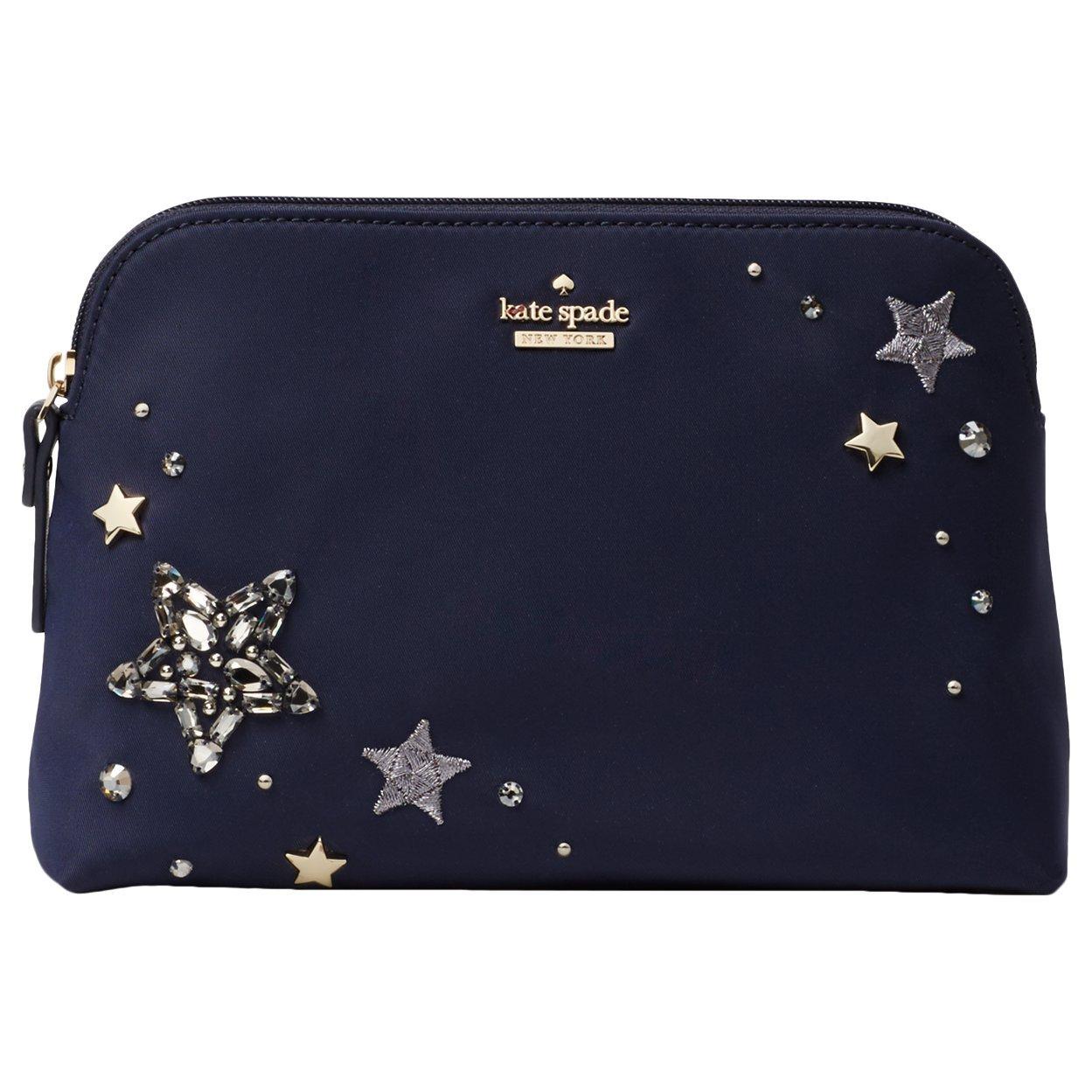 kate spade new york Watson Lane Briley Embellished Makeup Bag, Rich Navy